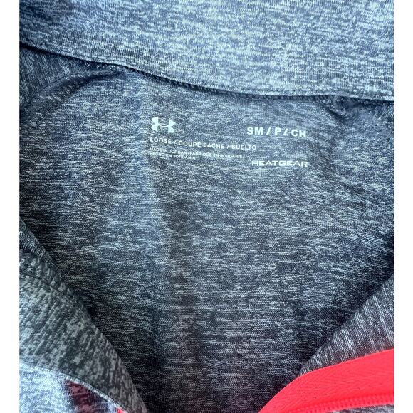 Under Armour Loose Heat Gear, long sleeve 1/4 zip top, women's S - Picture 3 of 7